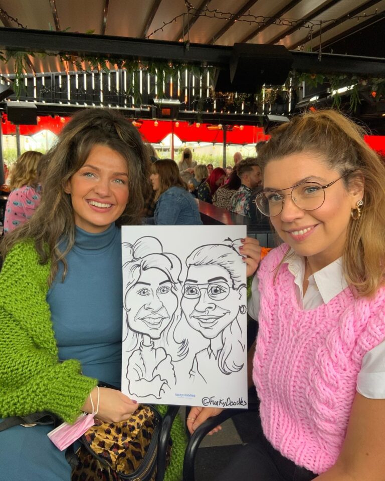 live event caricature in babel belfast gallery 1