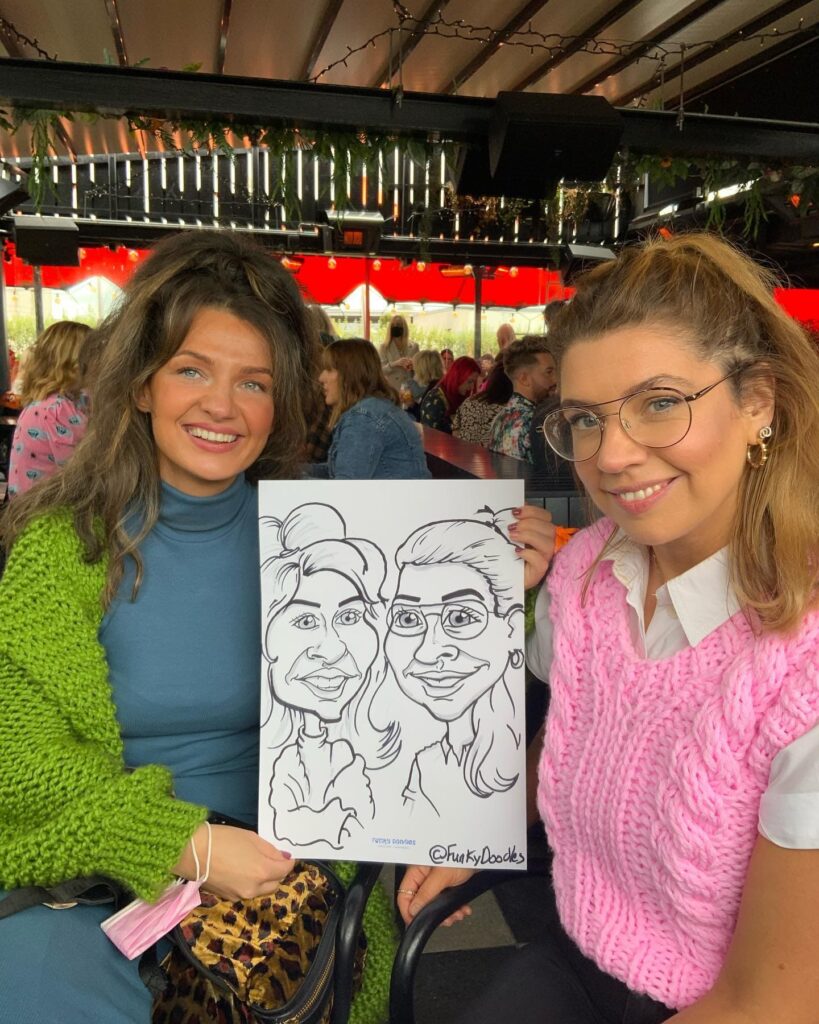 live event caricature in babel belfast gallery 1