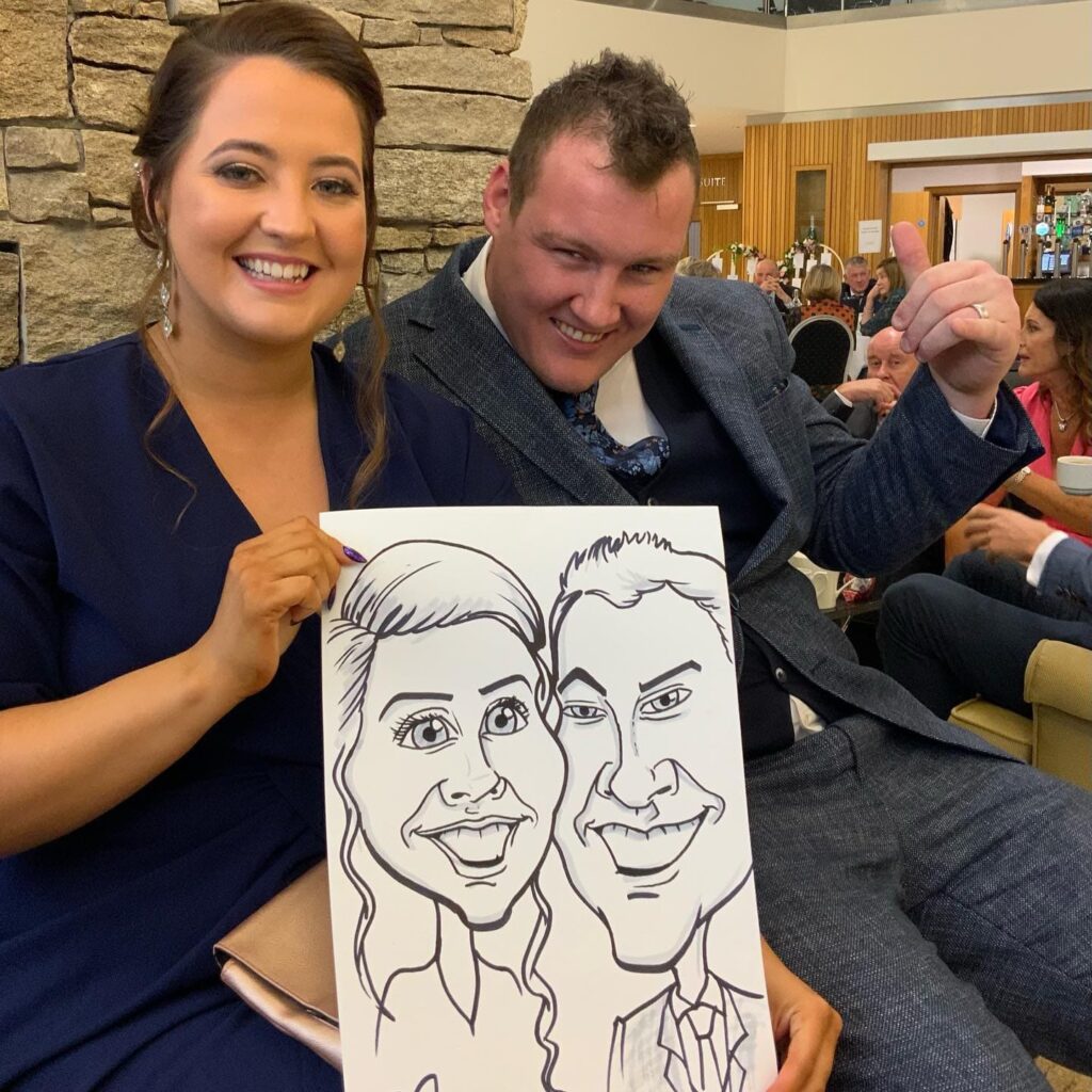 wedding caricature funky doodles gallery 10