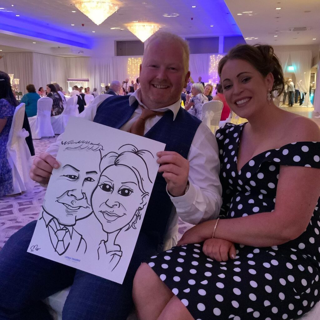 wedding caricature funky doodles gallery 3