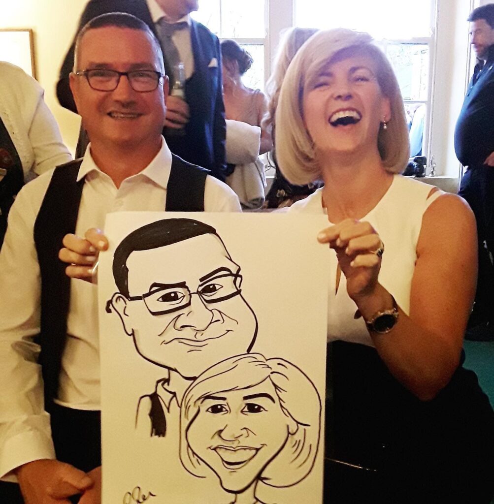 wedding caricature northern ireland gallery 8